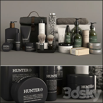 浴室卫生间化妆洗浴用品装饰品素材之家精选3D模型
