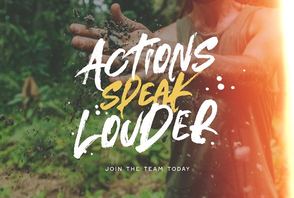 Outback Brush Font插图2