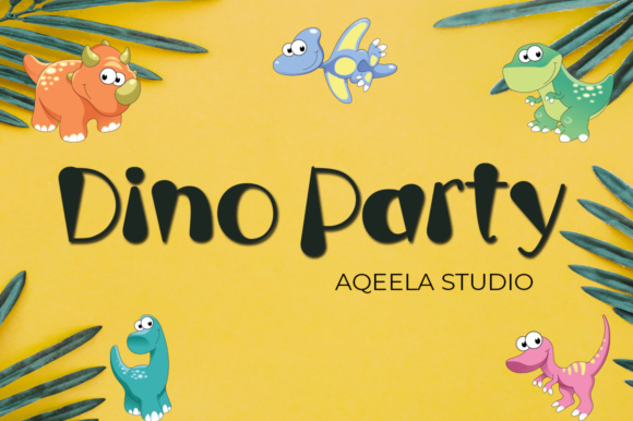 Dino Party Font素材之家精选英文字体