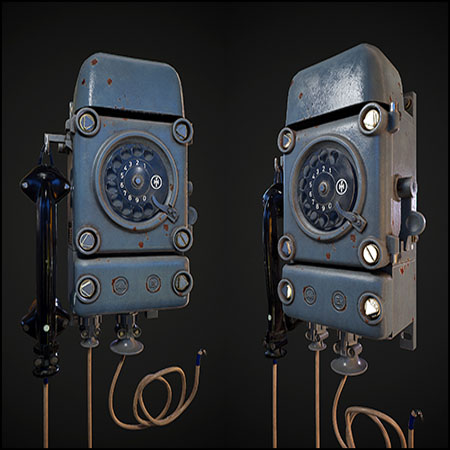 老式拨号电话机素材之家精选3D模型