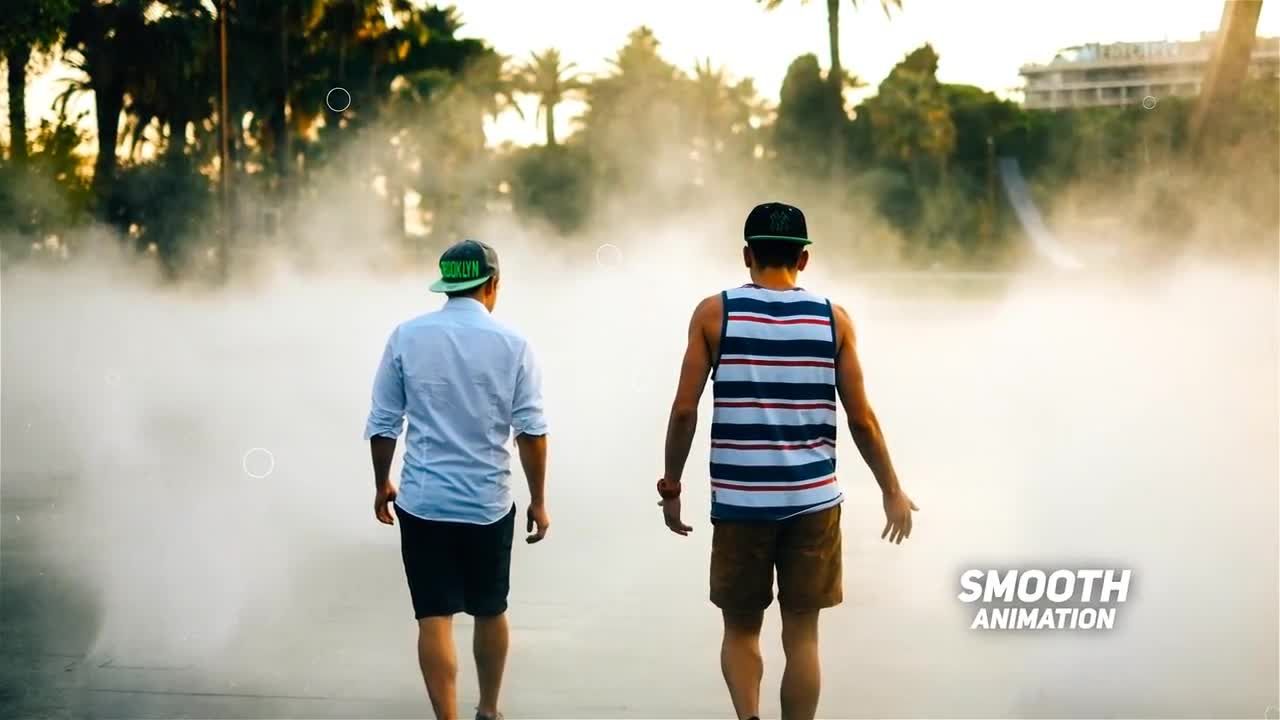 设计简洁明了具有光线泄漏效果AE电影宣传过渡模板