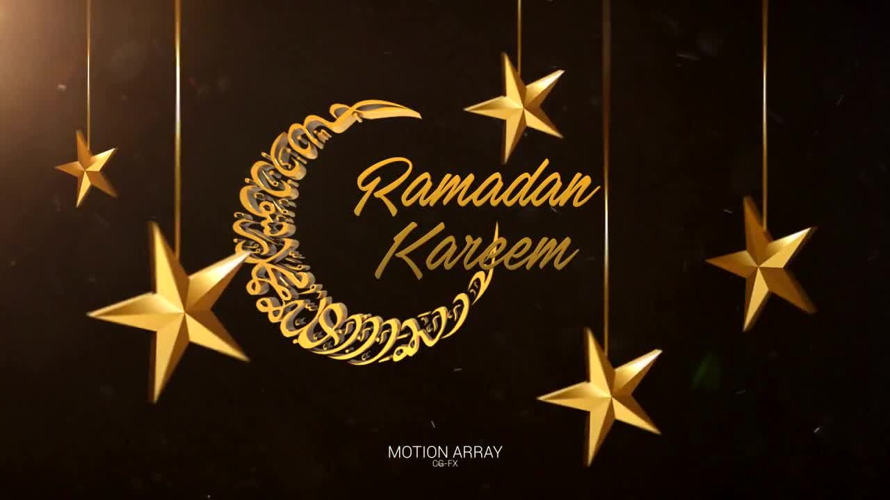 漂亮蝴蝶月亮星星幻灯片素材库精选AE模板