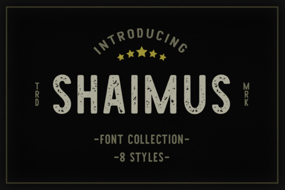 Shaimus Font Family素材之家精选英文字体