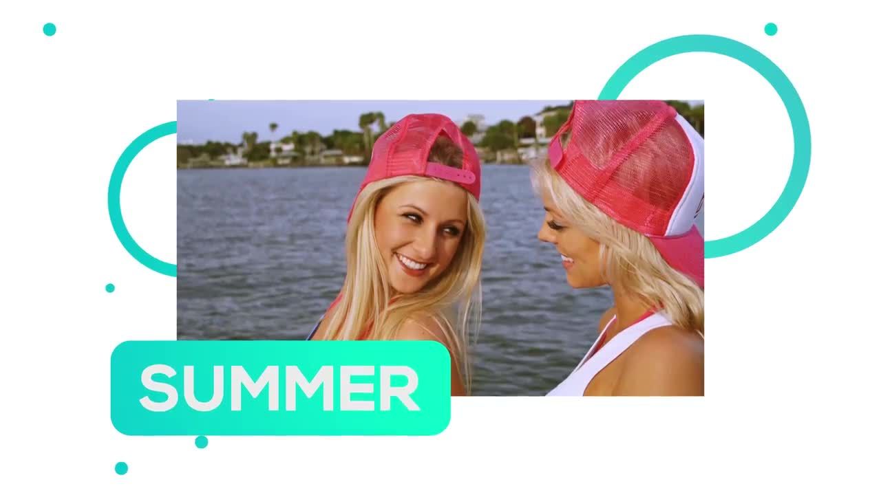 夏季风格开场动画素材库精选AE模板