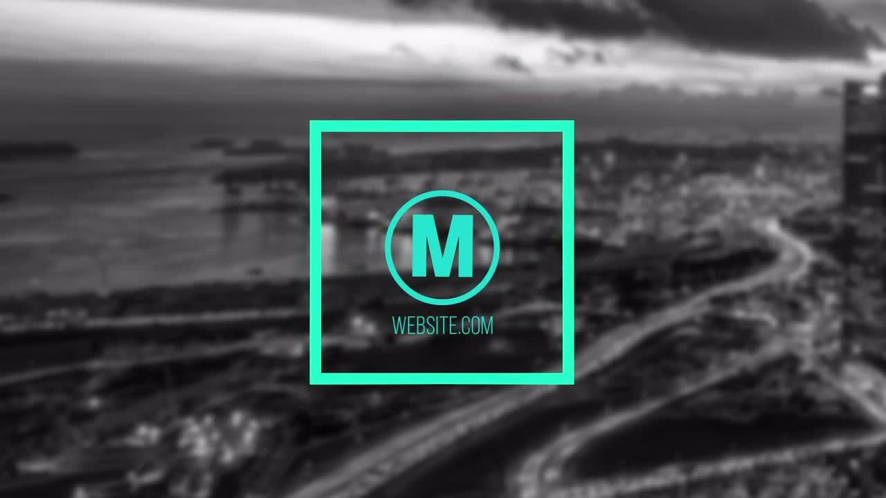 简单的炫酷徽标创建素材库精选AE模板