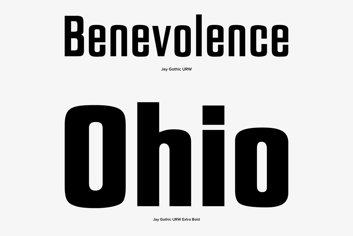 Jay Gothic Font Family插图5