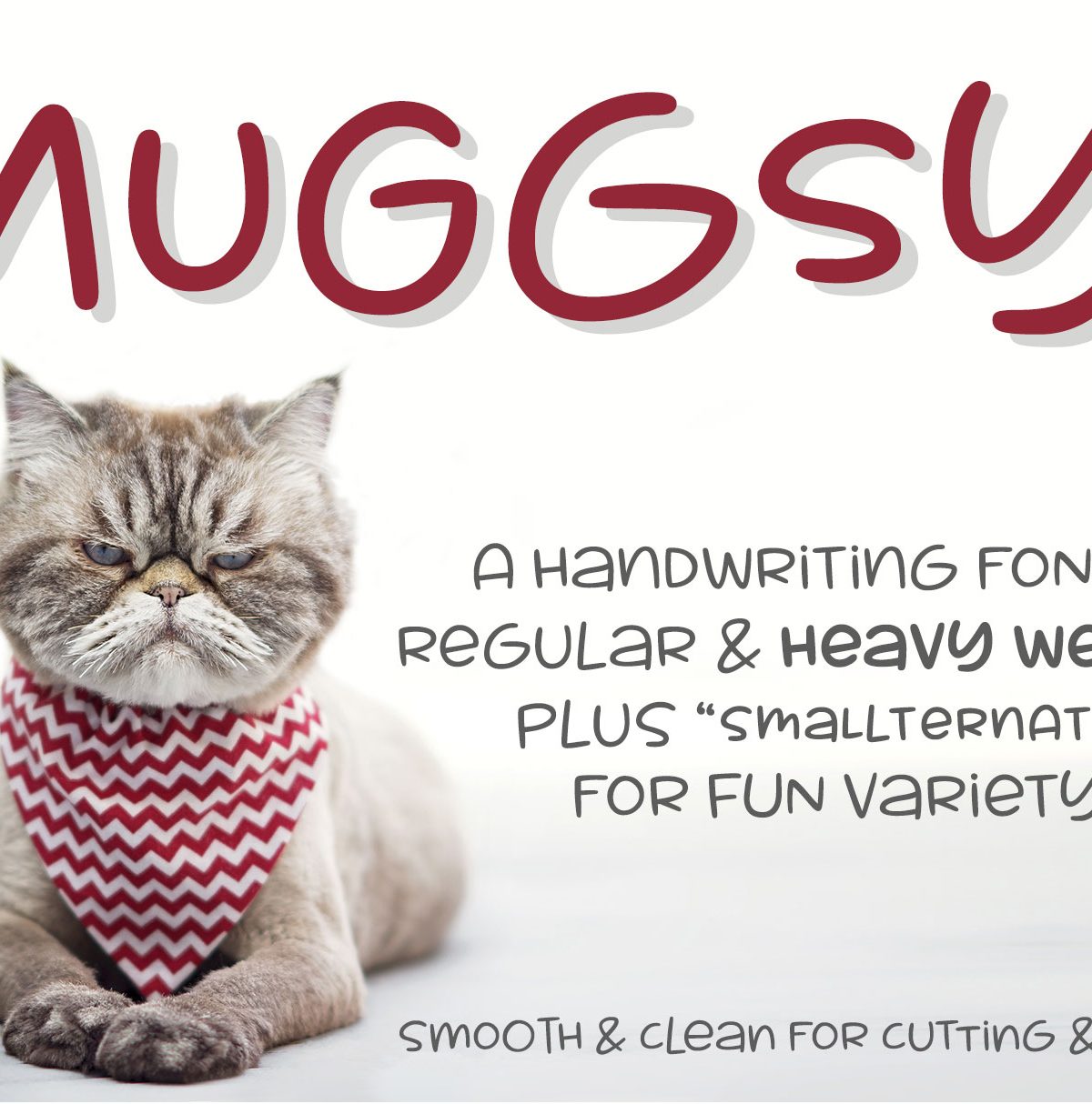 Muggsy – a short and stout fun font素材之家精选英文字体