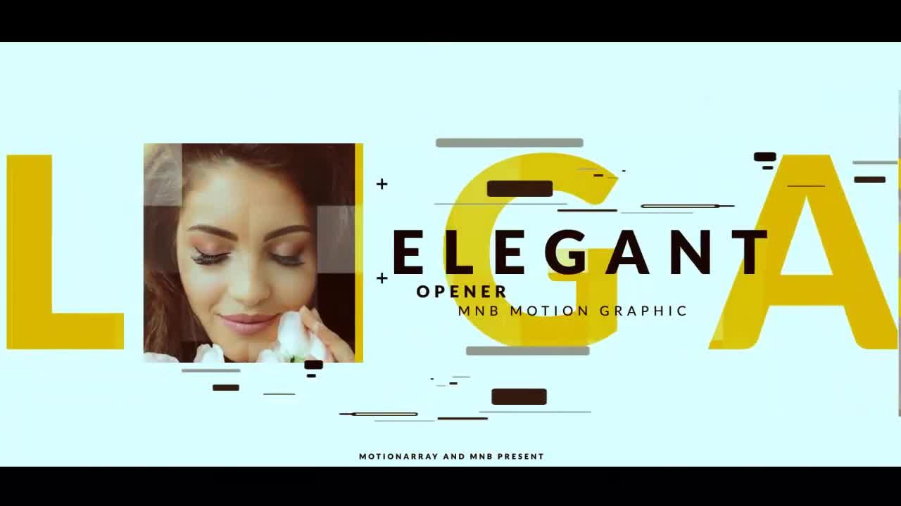 优雅的介绍演示文稿幻灯片素材库精选AE模板