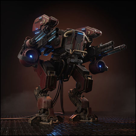 Red Bull Mech红牛机甲素材之家精选3D模型