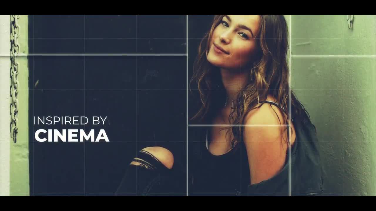 时尚简单的文本动画过渡效果素材库精选AE模板