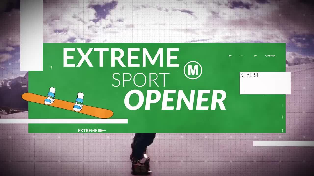 超现代的极限运动宣传动画素材库精选AE模板