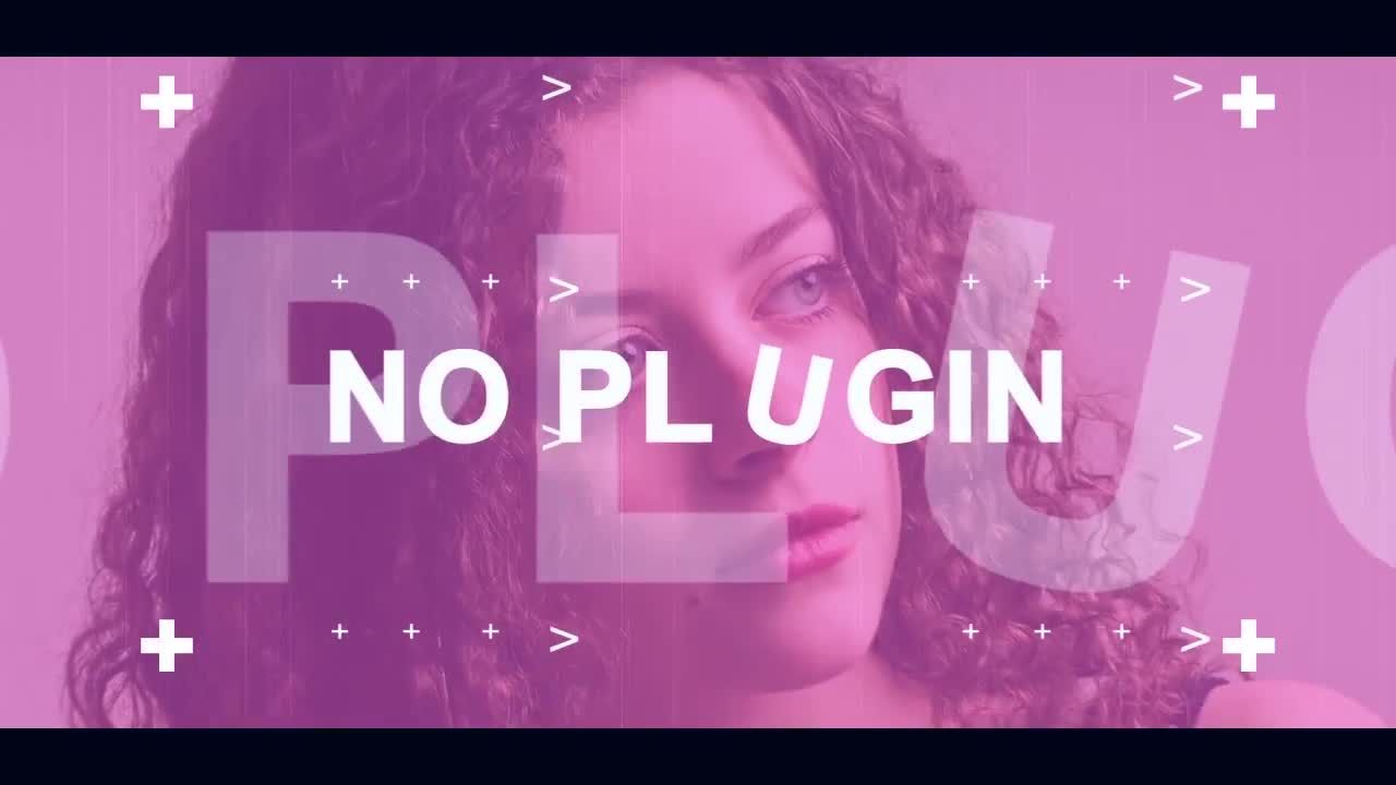 活力时尚多彩图文转场视频特效素材库精选AE模板