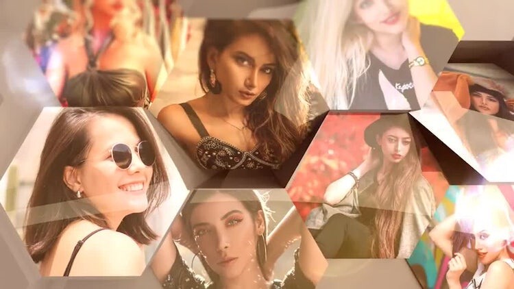 时尚专业的时装宣传开场白素材库精选AE模板