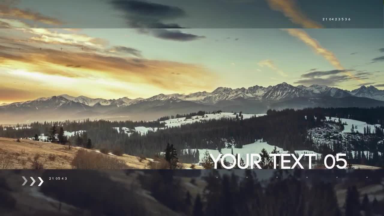 设计精美的现代幻灯片素材库精选AE模板