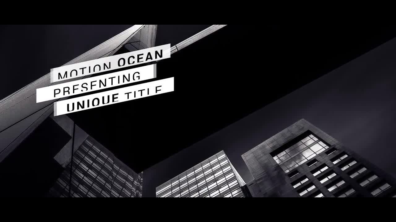 15种4K独特标题素材库精选AE模板