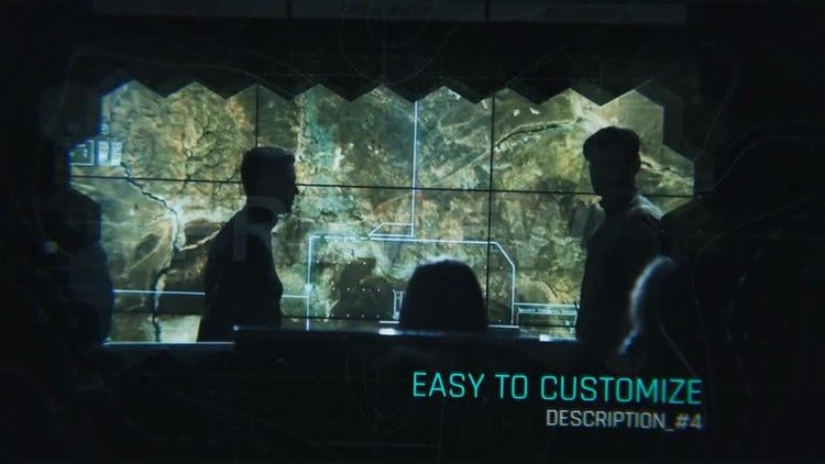 军用数字幻灯片素材库精选AE模板