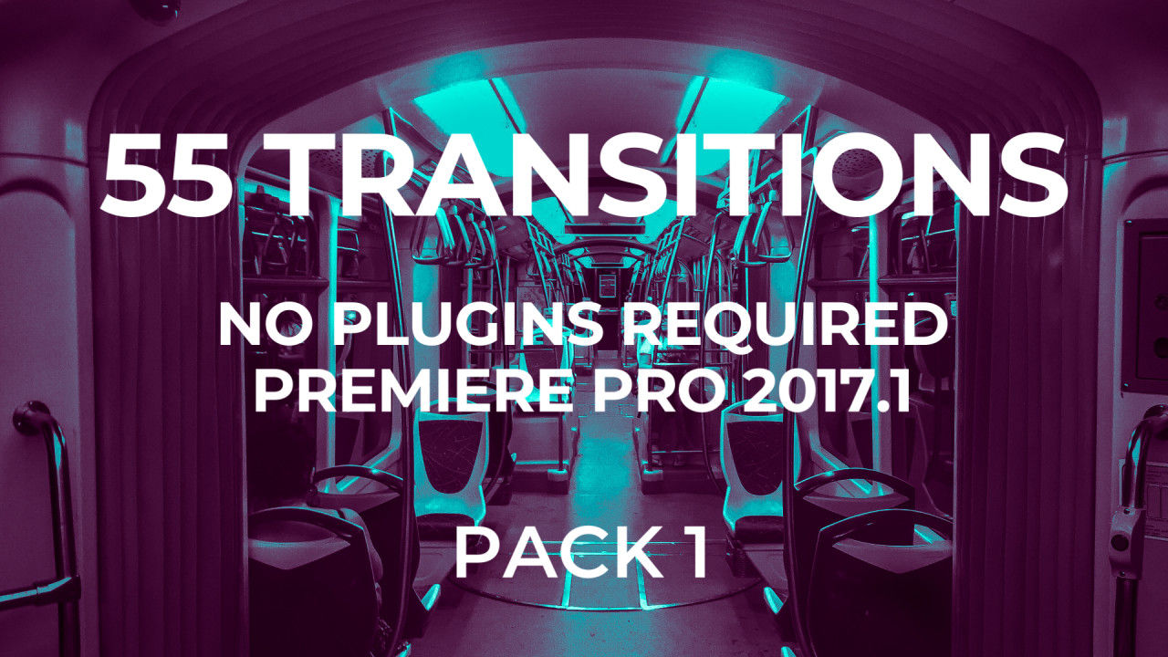 55个精彩的转换过渡包素材库推荐PR模板