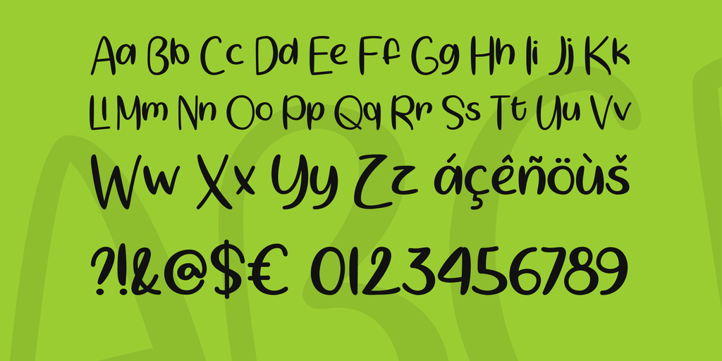 Springtime Sunshine Font插图2