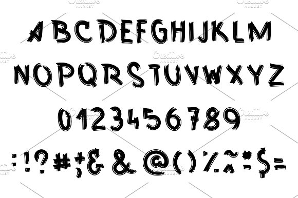 discount Brush Font Handmade插图2