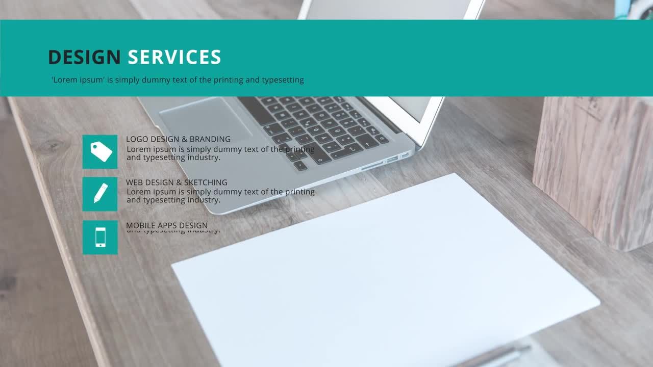 优雅而现代的企业介绍素材库精选AE模板