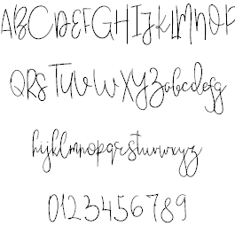 JustBecause font插图1