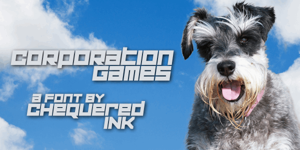 Corporation Games font插图