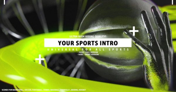 体育竞技节目开场视频特效素材库精选AE模板 Your Sports Intro