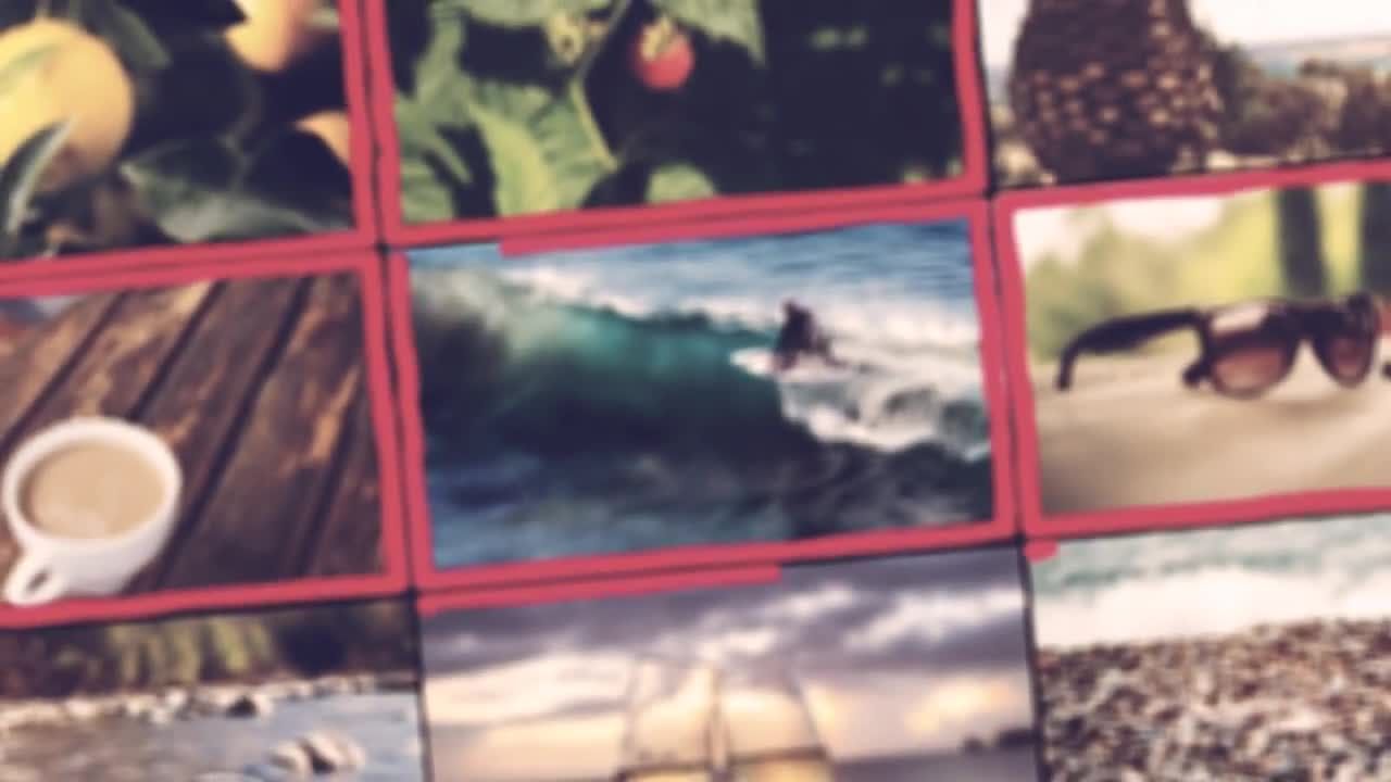 时尚动态简洁短视频开场特效素材库精选AE模板