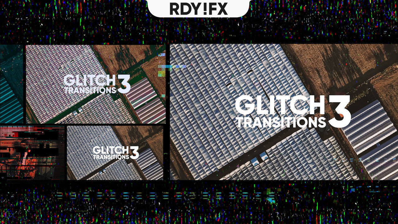 视频或照片故障转场素材库精选pr模板