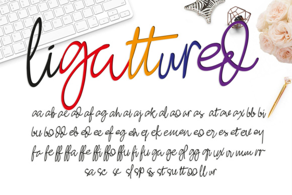 Ashley Pages Font插图3