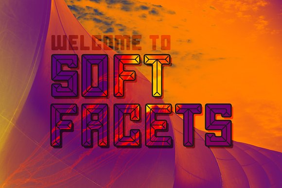Soft Facets Font素材之家精选英文字体