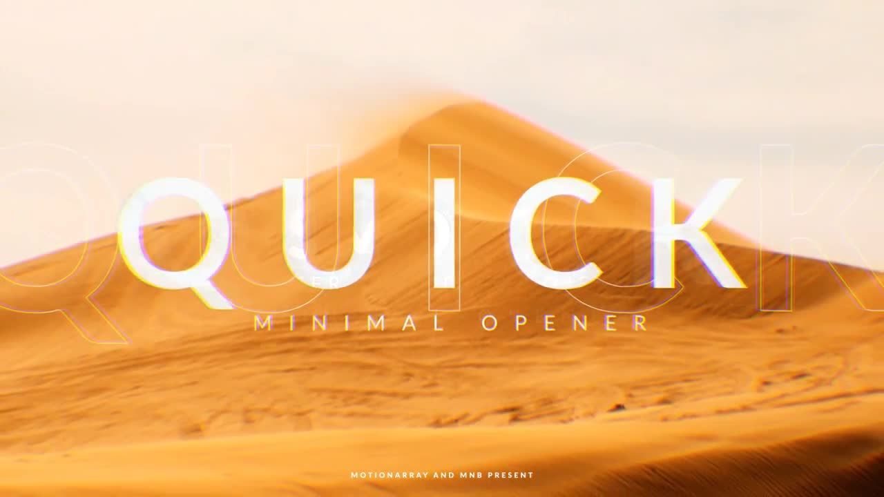 旅行度假开场动画素材库精选AE模板