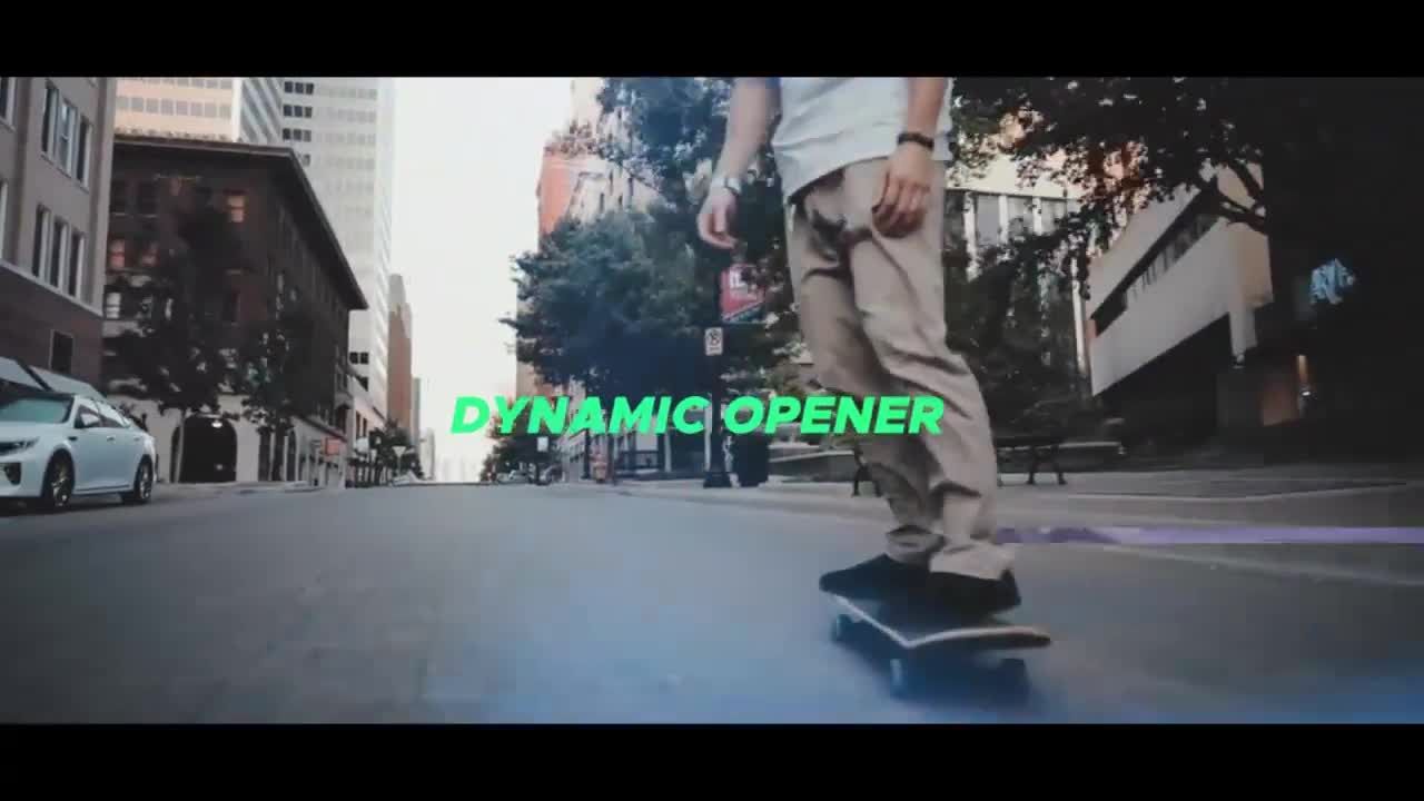 体育运动视频宣传片头特效素材库精选AE模板