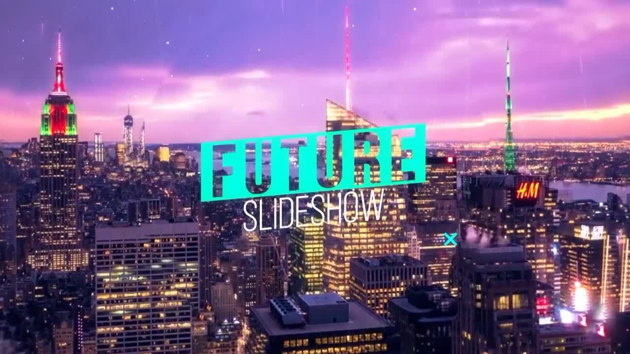 丰富多彩的创意动画叠加效果AE未来幻灯片模板