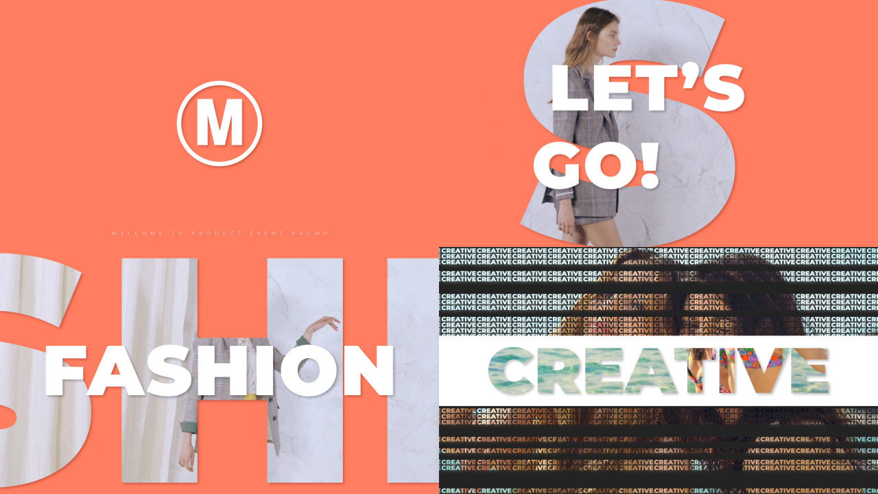 简洁时尚宣传活动素材库精选AE模板