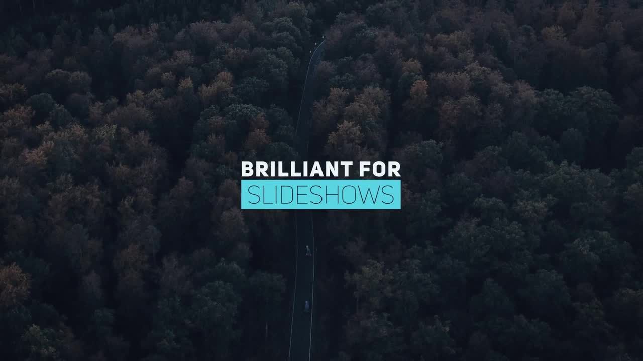 现代电影动力学全屏标题素材库精选AE模板