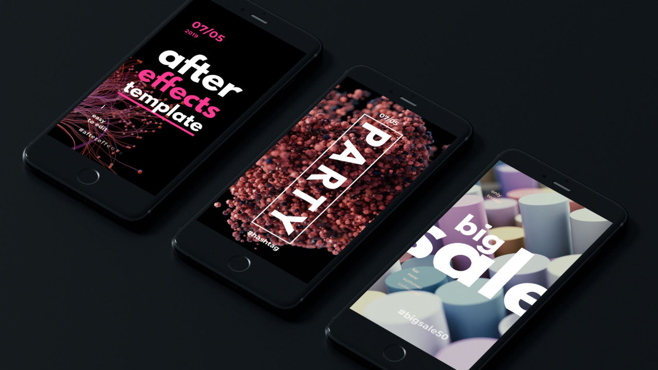 16个故事与3D动画背景素材库精选AE模板