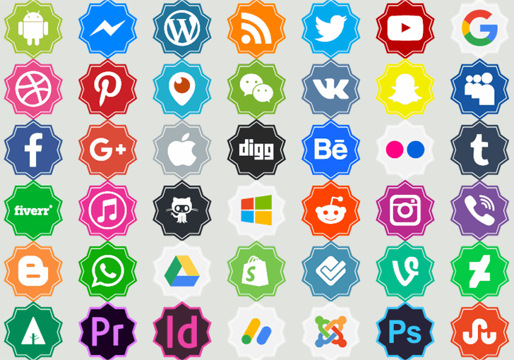 Font logos Color font插图 Font logos Color font插图