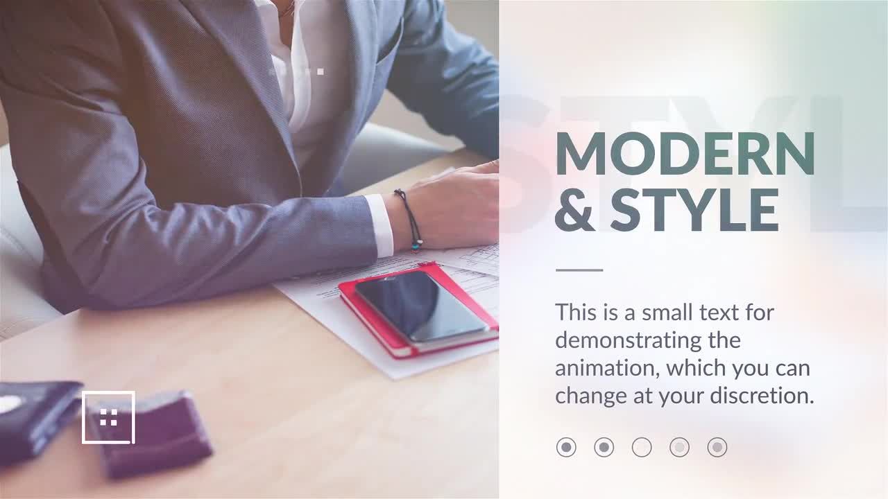 简洁时尚企业宣传动画素材库精选AE模板