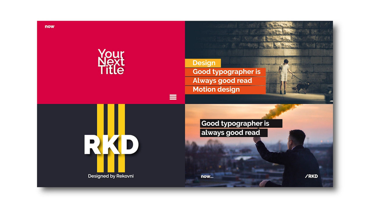 现代动态图形促销活动转场效果素材库精选pr模板