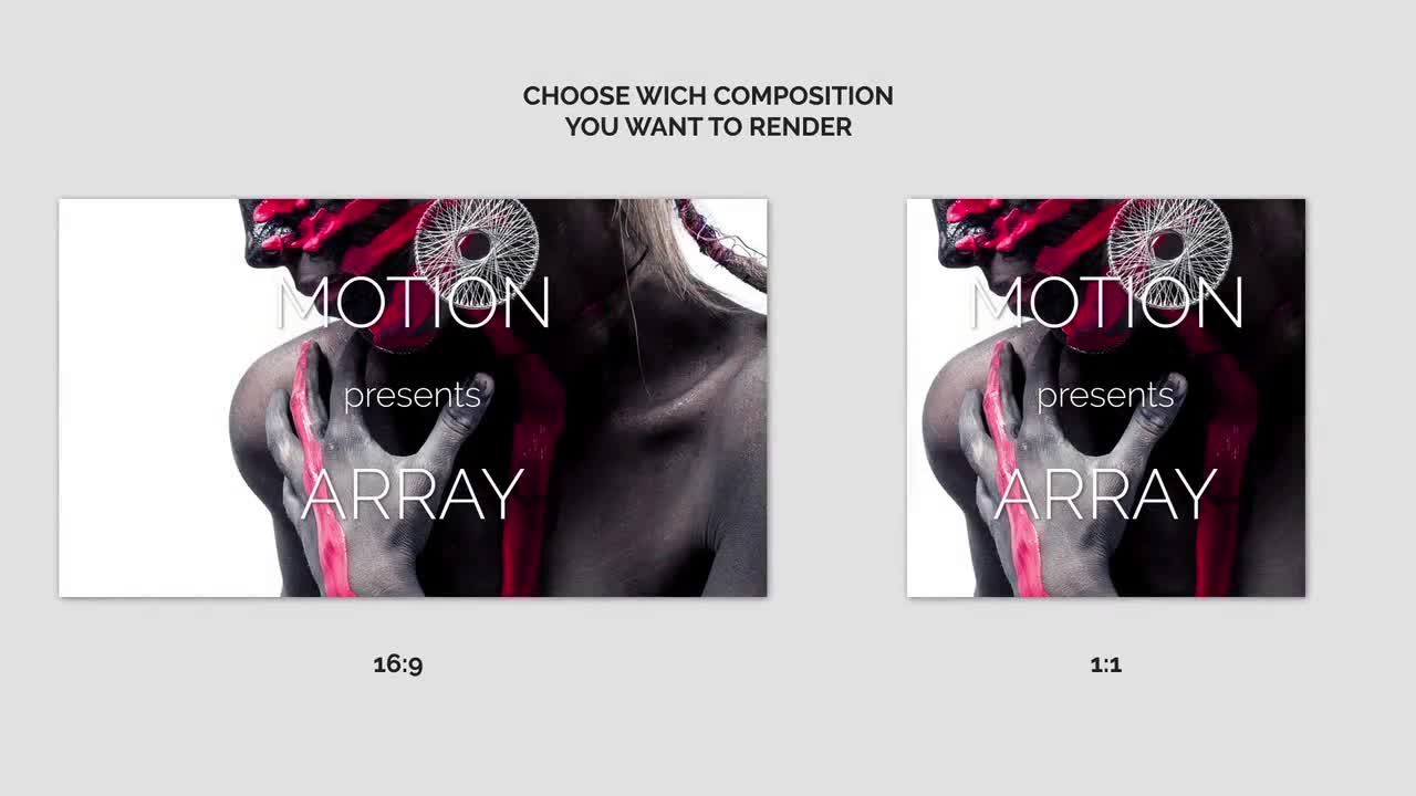 方形的Instagram促销素材库精选AE模板