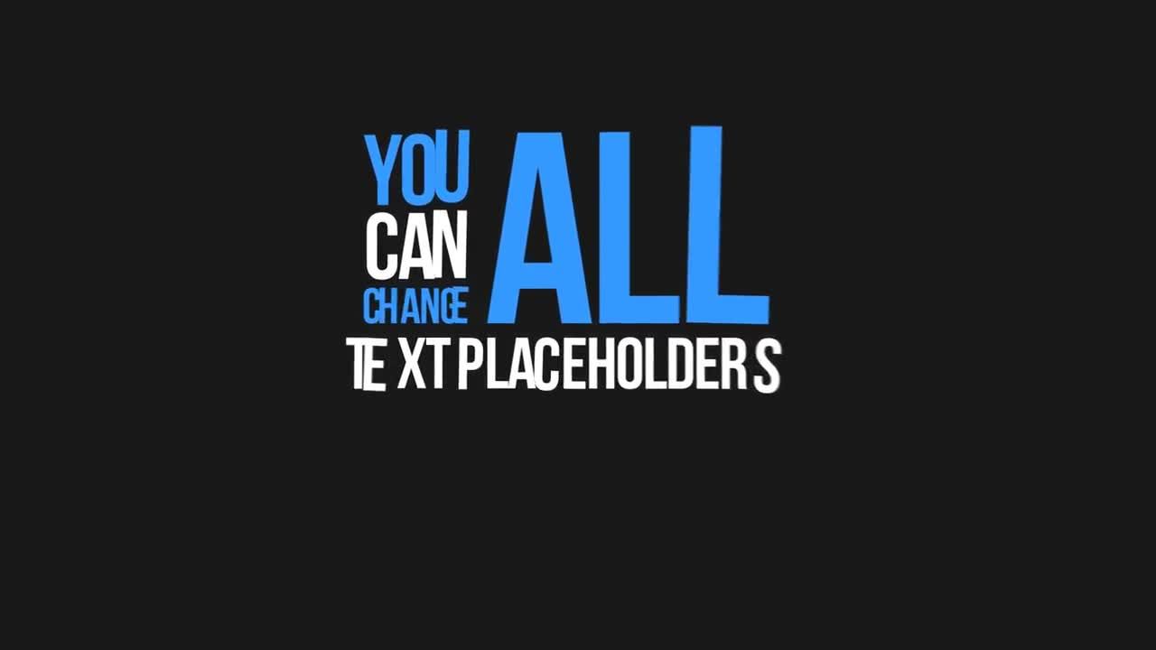 动态排版标题动画素材库精选AE模板