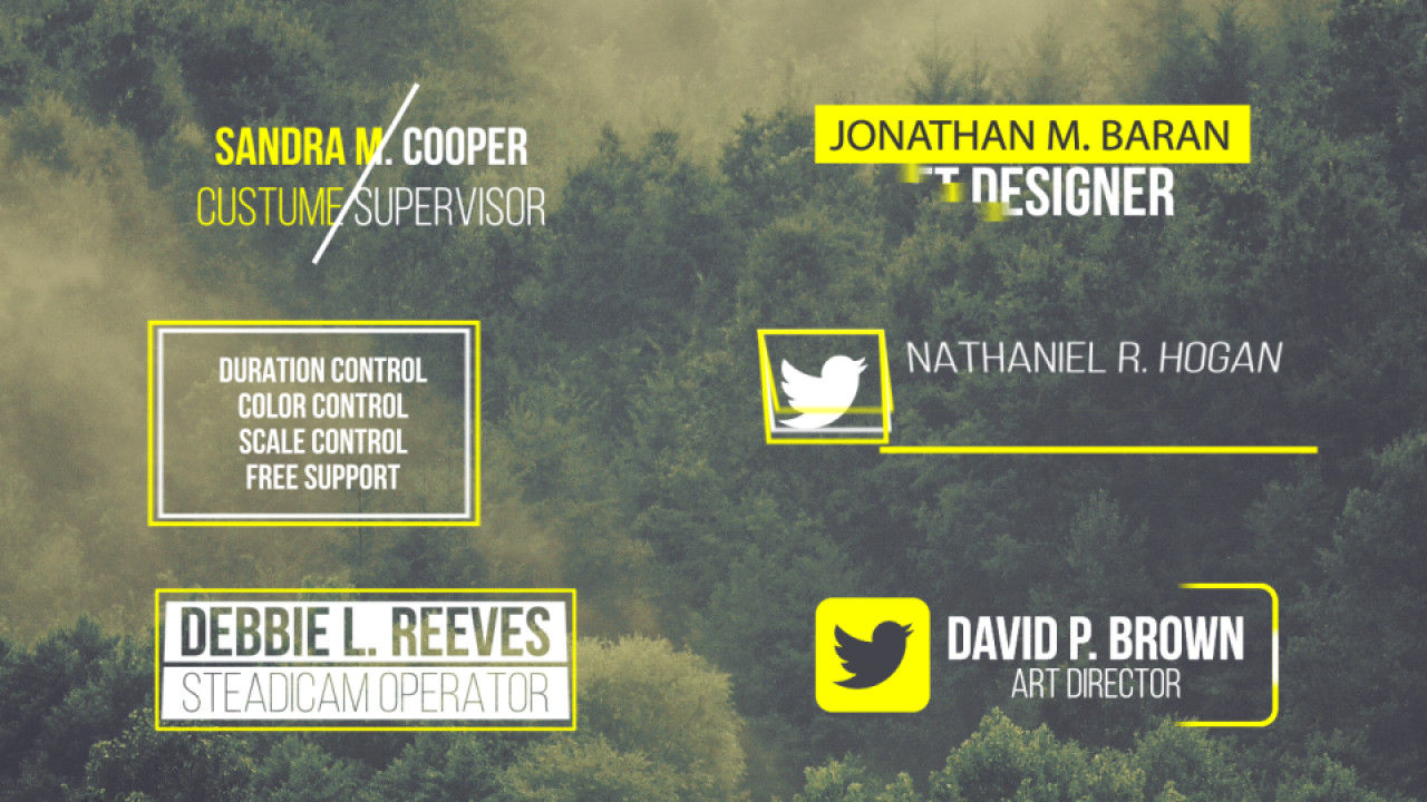 20组迷你文字标题动画AE模版