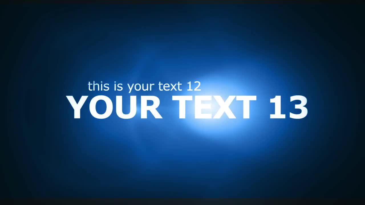 电影预告片或文字视频标题素材库精选AE模板