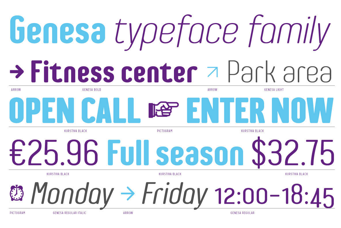 Genesa Font Family插图2