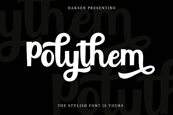 Polythem Bold Classy Font素材之家精选英文字体