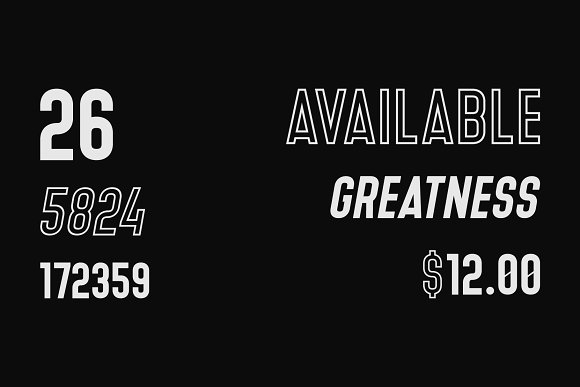 Denso – Font Family插图4