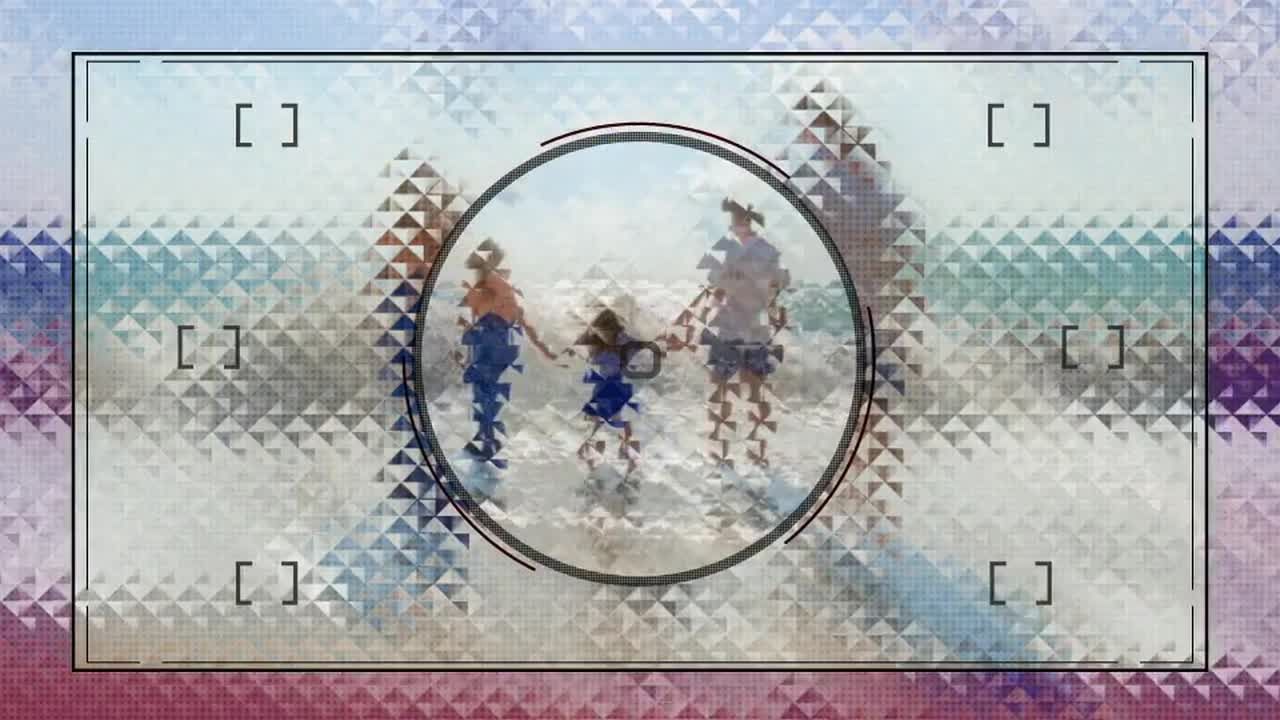 现代设计婚礼照片展示素材库精选AE模板