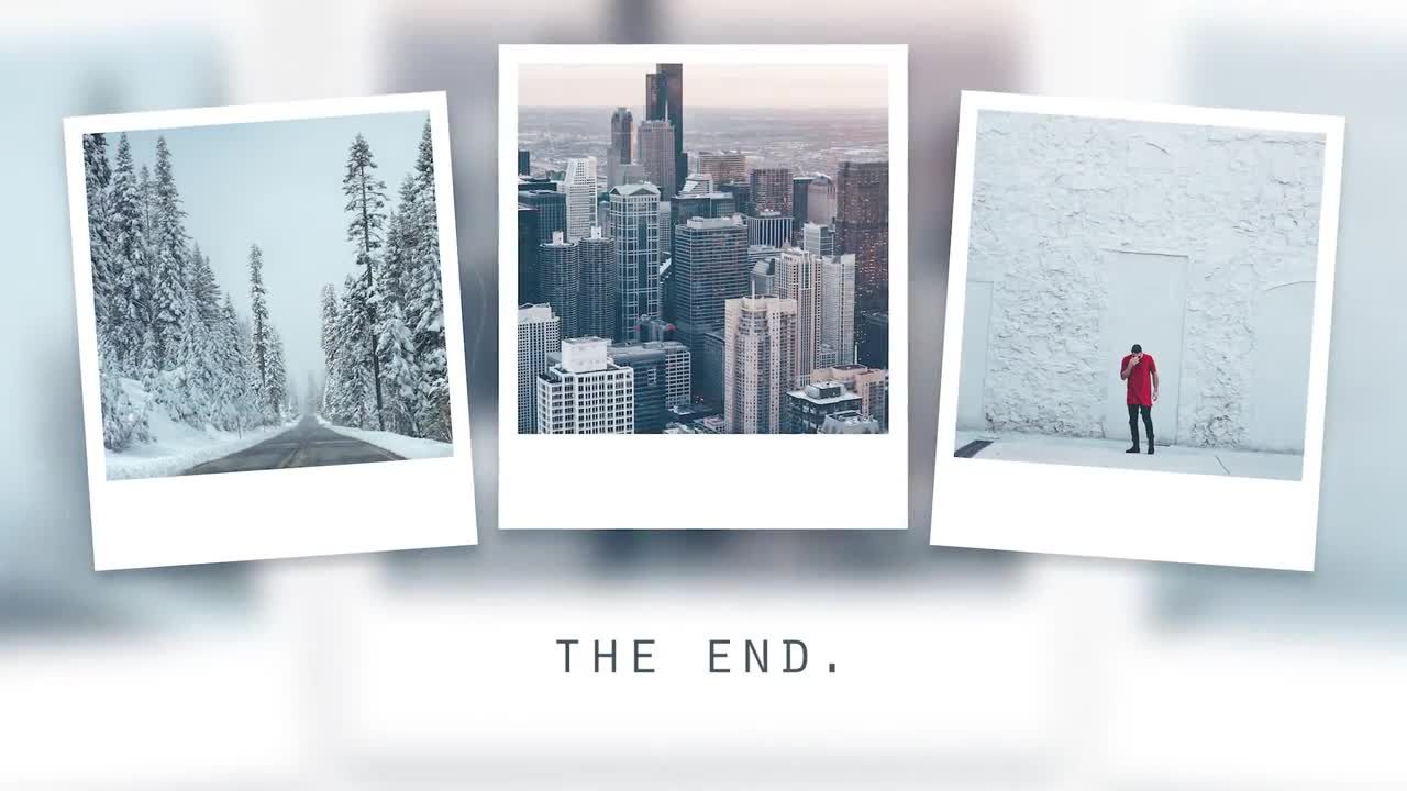 富有创意的方形照片幻灯片动画展示Pr模板