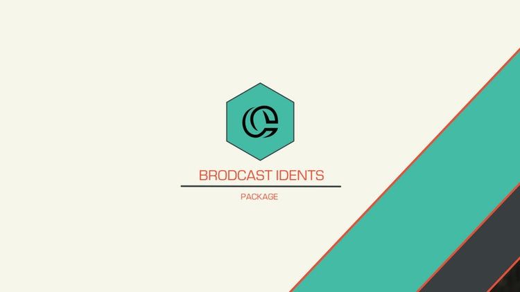 创意动画广告标识包ae模板